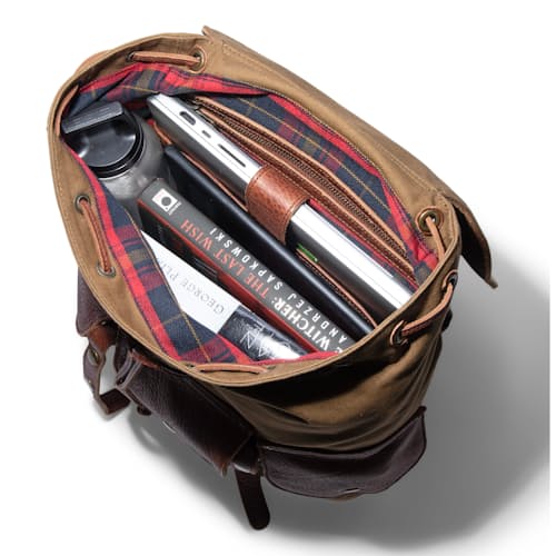 laydown image of Lennon Backpack