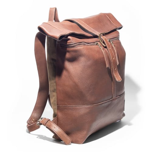 laydown image of Roll Top Backpack