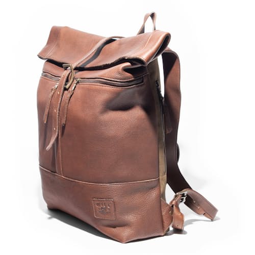 laydown image of Roll Top Backpack