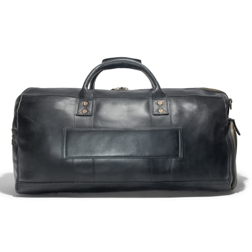 laydown image of Leather Atticus Shoe Duffle