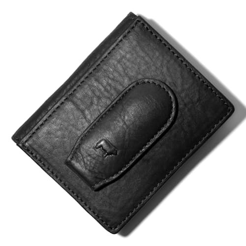 laydown image of Classic Front Pocket Wallet w/Clip