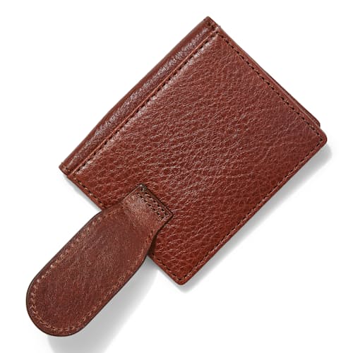 laydown image of Classic Front Pocket Wallet w/Clip