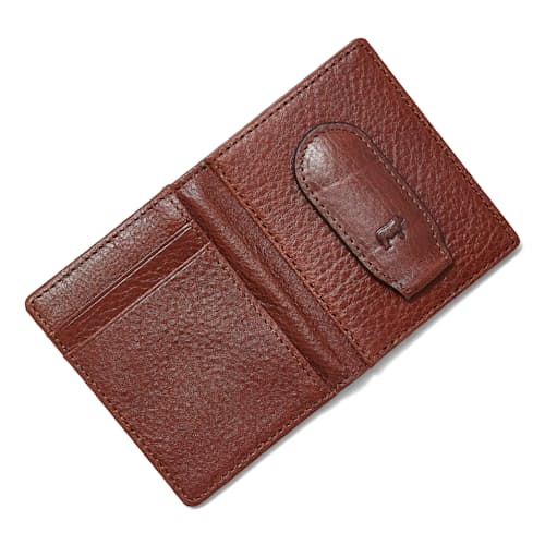 laydown image of Classic Front Pocket Wallet w/Clip