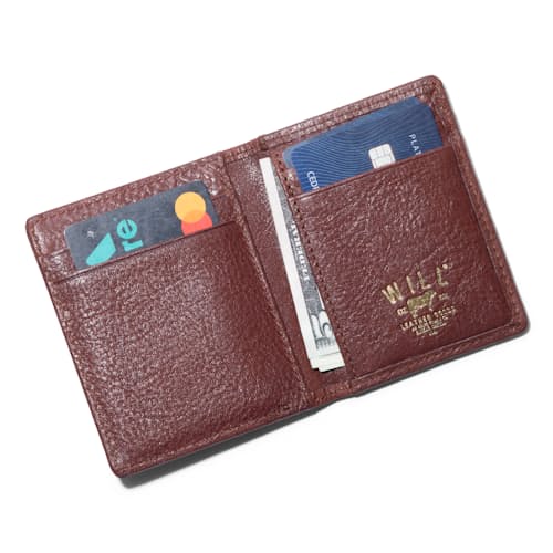 laydown image of Classic Front Pocket Wallet w/Clip