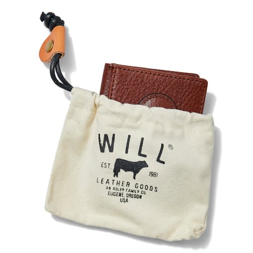 laydown image of Classic Front Pocket Wallet w/Clip