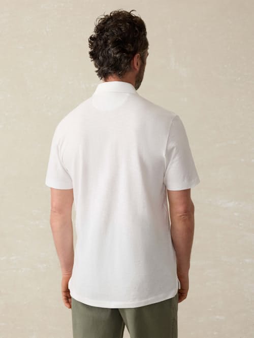 on model image of Sunwashed T-Shirt Polo