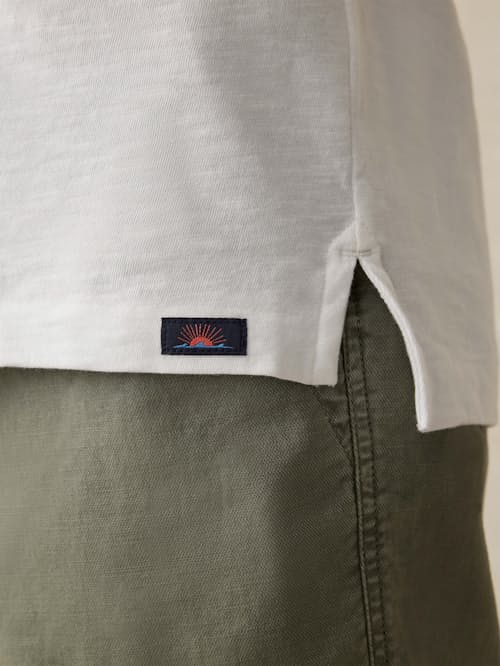 on model image of Sunwashed T-Shirt Polo