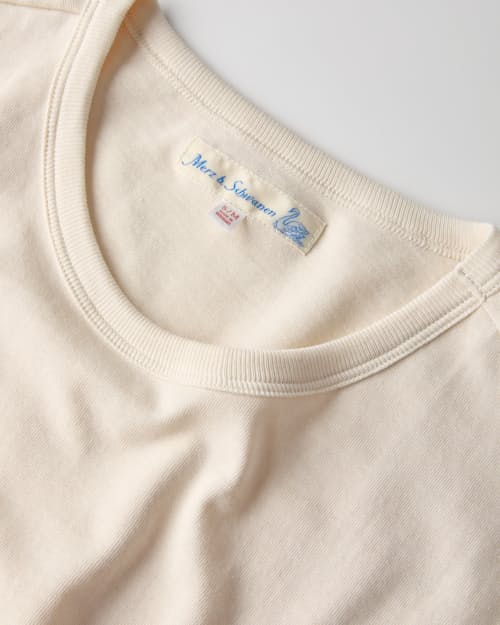 laydown detail image of Cropped Vintage Machine Jersey T-Shirt- 2M15C