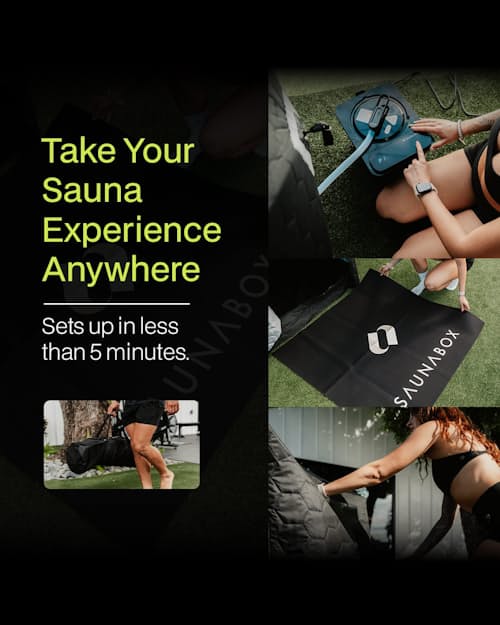 lifestyle image of Saunabox Go