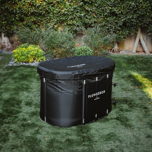 lifestyle image of PlungeBox XL: Lay-Flat Cold Tub