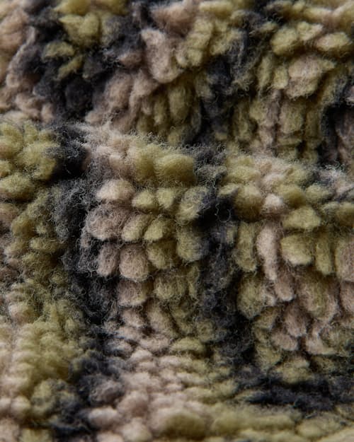 laydown detail image of Retro Pile Fleece Jacket