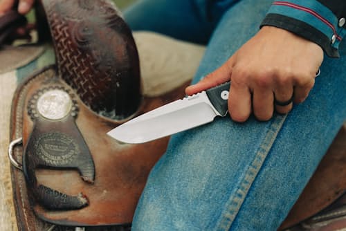 lifestyle image of Trac Fixed Blade Knife