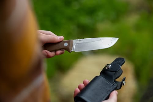 lifestyle image of Trac Fixed Blade Knife
