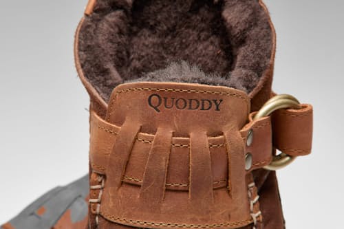laydown detail image of Huckberry x Quoddy Ring Mule Shearling Slipper