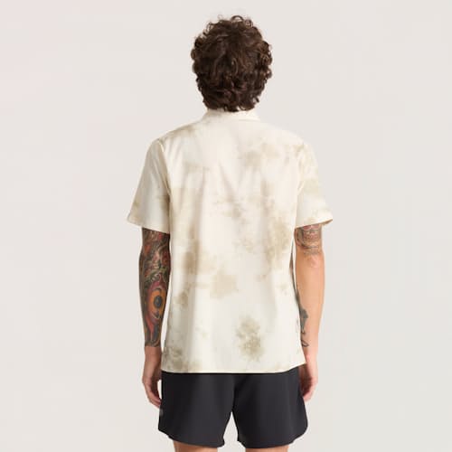 on model image of Bless Up Trail Short Sleeve Shirt