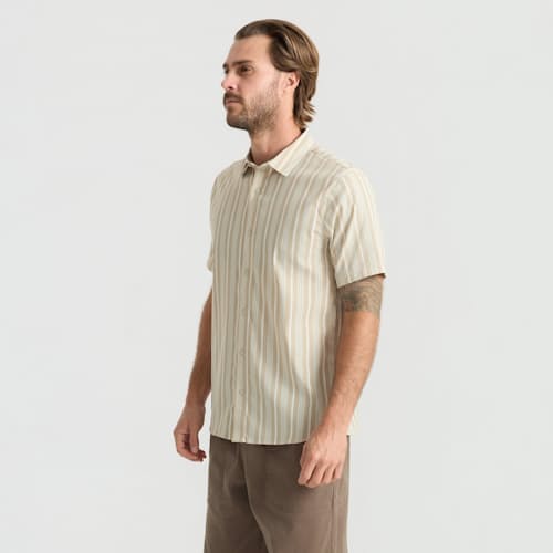 on model image of Bless Up Lightweight Stretch Shirt