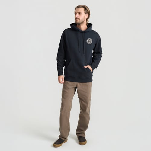 on model image of Going Global Hoodie