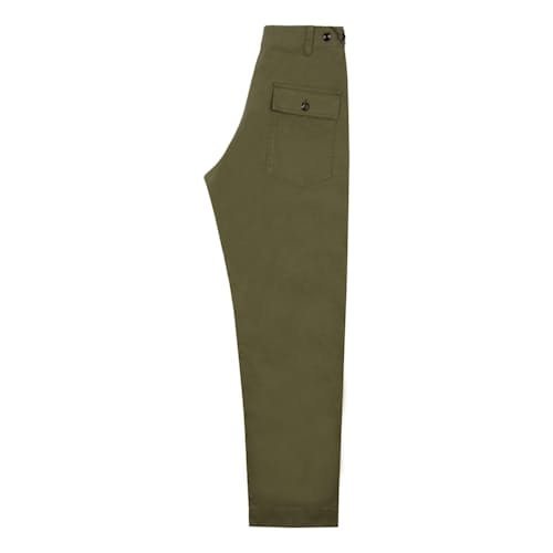 laydown image of Twill Fatigue Trouser
