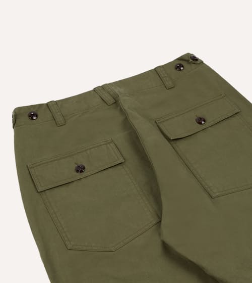 laydown detail image of Twill Fatigue Trouser