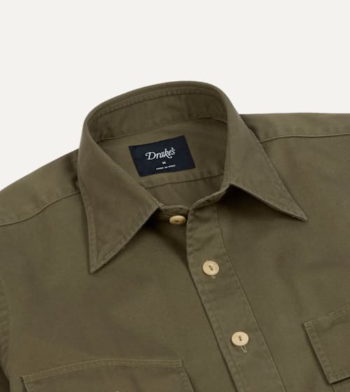 laydown detail image of MK II Work Shirt