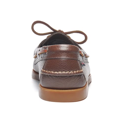 laydown image of Portland Martellato Boat Shoe