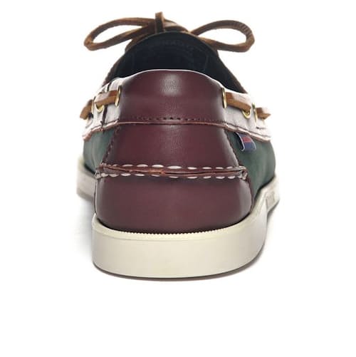 laydown image of Portland Spinnaker Nubuck Boat Shoe
