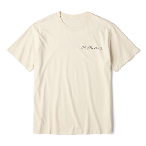 laydown image of Live by the Code T-Shirt