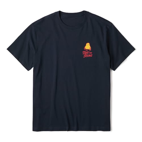 laydown image of Take the Reigns T-Shirt