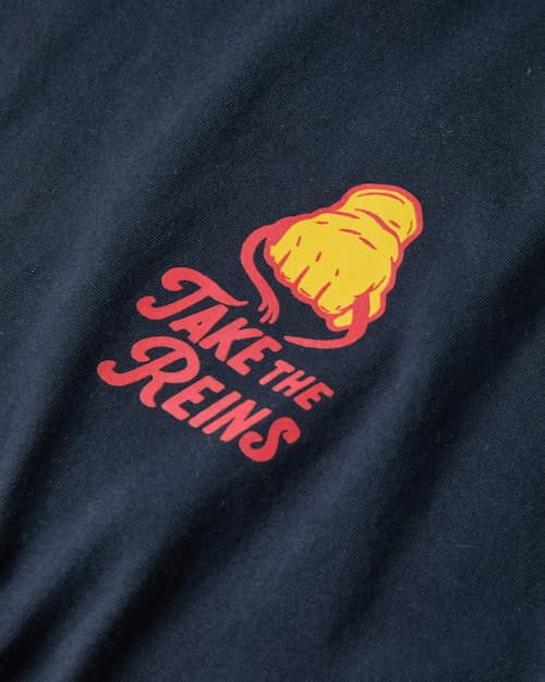 laydown detail image of Take the Reigns T-Shirt