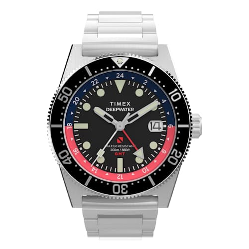 laydown image of Deepwater Reef 200 GMT 41mm Dive Watch