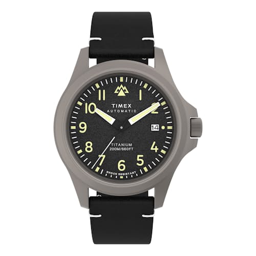 laydown image of Expedition Titanium Automatic 41mm Field Watch