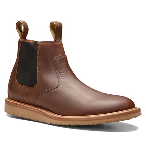 laydown image of Work Wedge Chelsea Boot