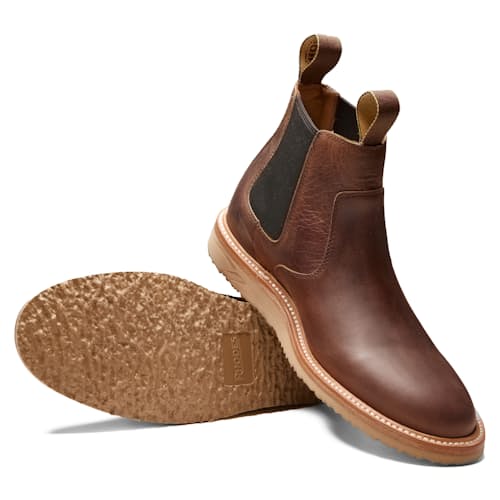 laydown image of Work Wedge Chelsea Boot