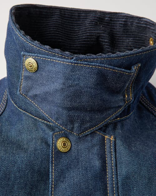 laydown detail image of Barbour x Levi's Bedale Denim Jacket