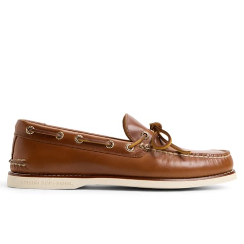 laydown image of Gold Cup AO 1 Leather Boat Shoe