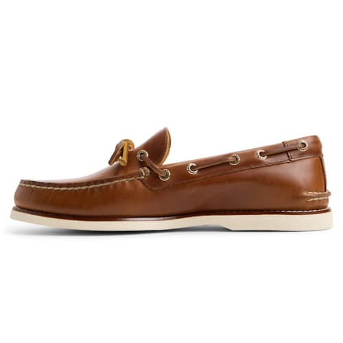laydown image of Gold Cup AO 1 Leather Boat Shoe