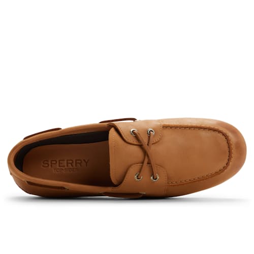 laydown image of Slim Boat Shoe
