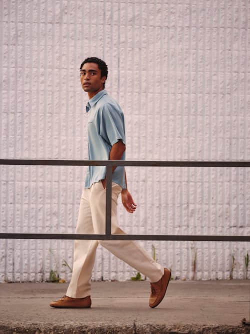 lifestyle image of Slim Boat Shoe