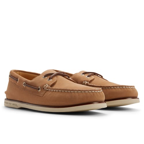 laydown image of Gold Cup AO 2 Nubuck Boat Shoe