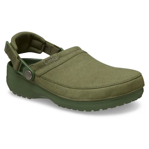 laydown image of Classic Crafted Vegan Suede Clog