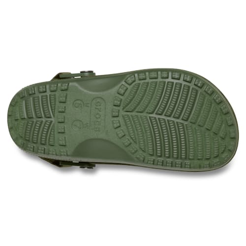 laydown image of Classic Crafted Vegan Suede Clog