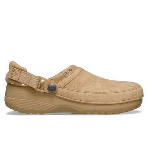 laydown image of Classic Crafted Vegan Suede Clog
