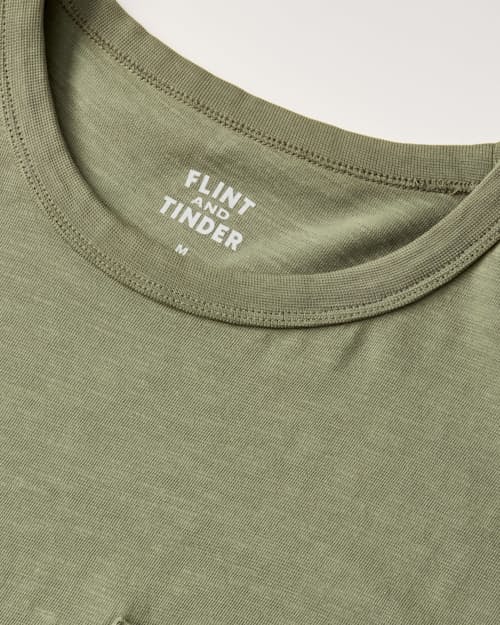 laydown detail image of Short Sleeve Slub Pocket T-Shirt