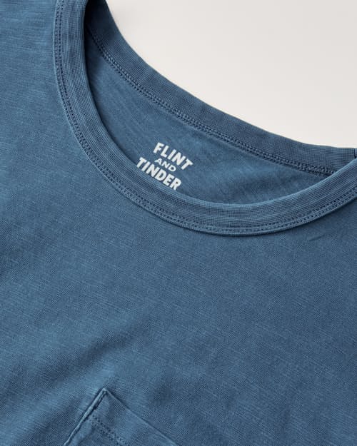laydown detail image of Short Sleeve Slub Pocket T-Shirt