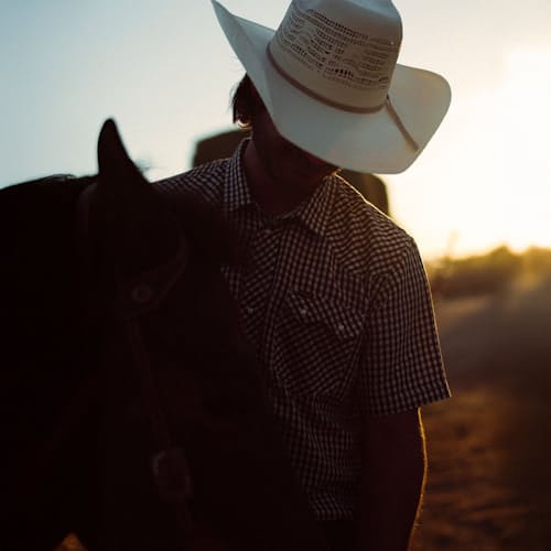 lifestyle image of Freehand Straw Hat