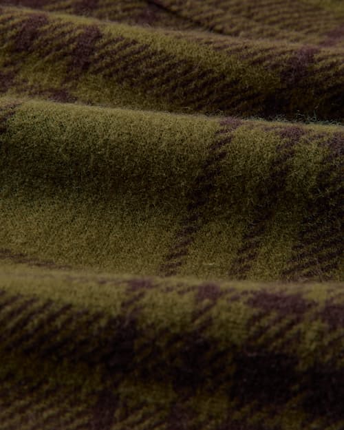 laydown detail image of Knit Flannel Button Down