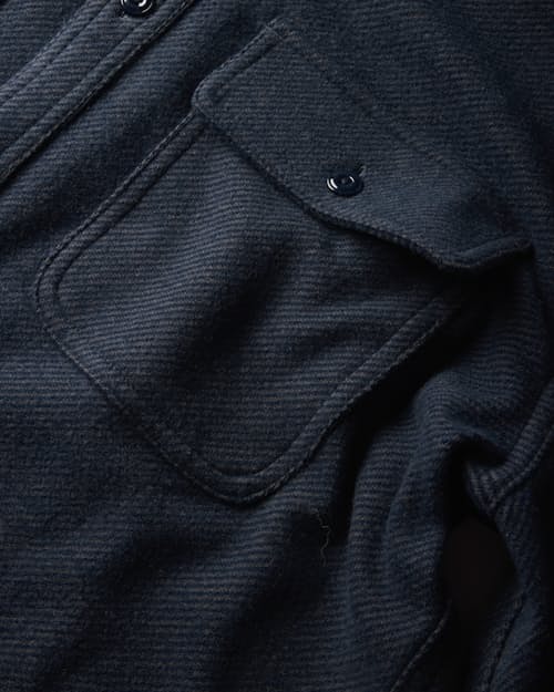 laydown detail image of Stretch Knit Flannel Shirt