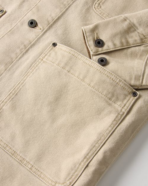 laydown detail image of Mason Canvas Barn Jacket