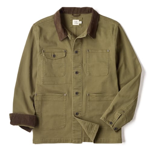laydown image of Mason Canvas Barn Jacket