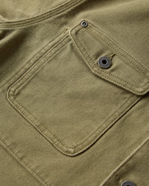 laydown detail image of Mason Canvas Barn Jacket